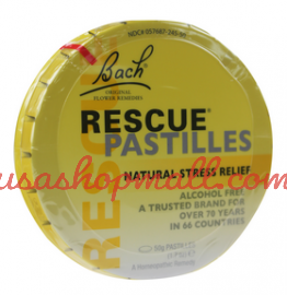 Bach Rescue Pastilles Orng & Eldrflwer 50g