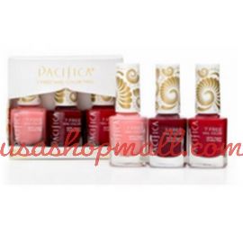 Pacifica 7 Free Nail Polish Set - Red 3ct
